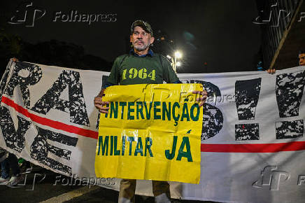 Bolsonaristas fazem protesto na Av. Paulista - SP