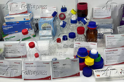 Shanghai Titan Scientific Co., Ltd. booth at a trade show in Shanghai