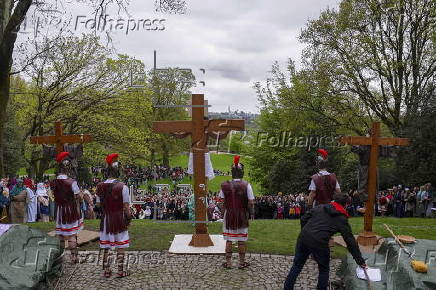 Good Friday procession in Wuppertal