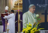 Cardeal Leonardo Ulrich Steiner rezou missa em homenagem Papa Francisco
