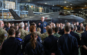 British Prime Minister Keir Starmer visits British aircraft carrier HMS Prince Of Wales