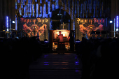 Organist David Pipe plays the organ at York Minster