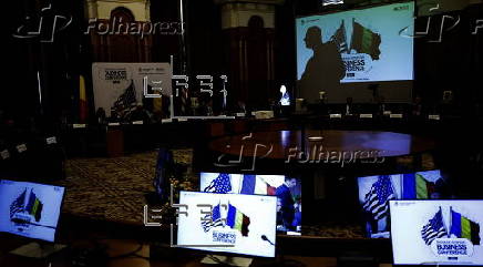 AUR party leader George Simion attends Romanian-American Business Conference 2025