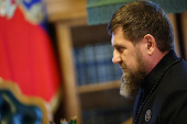 Russian President Putin meets Chechen leader Kadyrov in Moscow