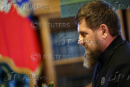 Russian President Putin meets Chechen leader Kadyrov in Moscow