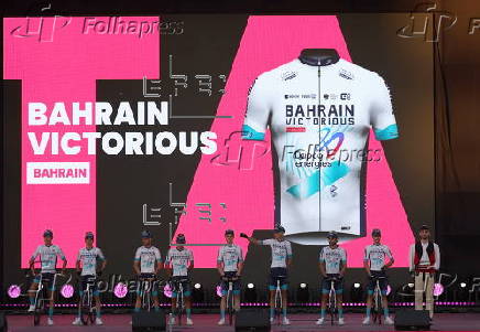 Giro d'Italia cycling tour - Teams Presentation