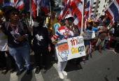 Thai nationalists protest at Cambodian embassy over Thai-Cambodian border dispute