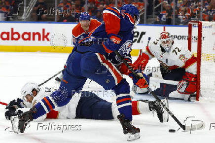 NHL: Stanley Cup Final-Florida Panthers at Edmonton Oilers
