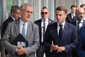 French President Macron on state visit to Monaco