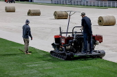 Natural grass installation for FIFA Club World Cub soccer in Atlanta