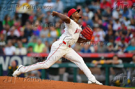 MLB: Athletics at Los Angeles Angels