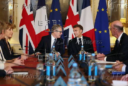 French President Emmanuel Macron visits Britain