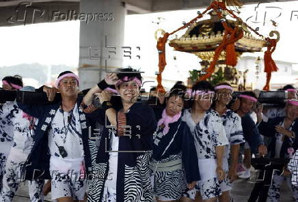 Chikura Matsuri summer festival in Chiba Prefecture