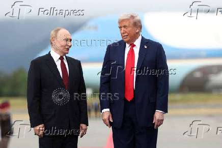 U.S. President Trump meets with Russian President Putin in Alaska
