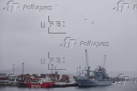 The German Navy ship FGS Berlin visits Greenland