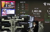 Stock market falls in South Korea