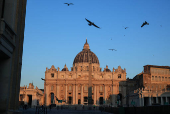 St. Peter's Basilica ahead of the conclave