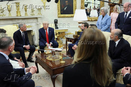 U.S. President Donald Trump meets Canadian Prime Minister Mark Carney in Washington