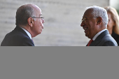 Canciller brasileño recibe al presidente del Consejo Europeo, António Costa