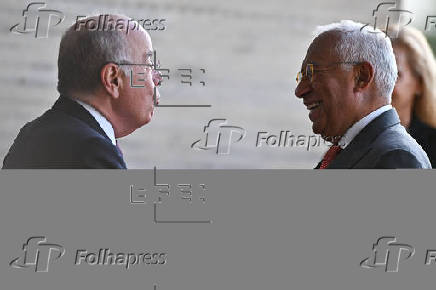 Canciller brasileño recibe al presidente del Consejo Europeo, António Costa