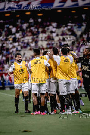 Partida entre Fortaleza e Santos pelo Campeonato Brasileiro