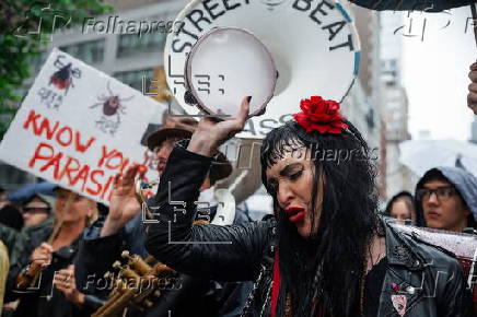 No Kings Protest against Donald Trump in New York