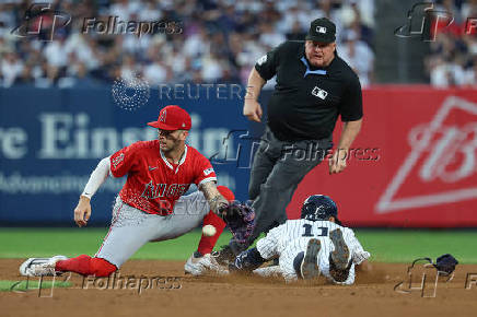 MLB: Los Angeles Angels at New York Yankees