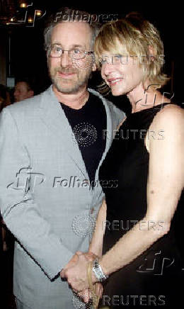 FILE PHOTO: STEVEN SPIELBERG AND KATE CAPSHAW AT AI PREMIERE IN NEW YORK.