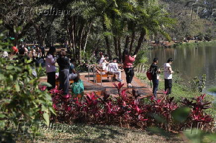 Movimentação no Parque Ibirapuera em São Paulo