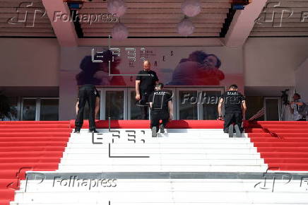Preparations - 78th Cannes Film Festival