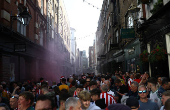 Championship Playoff Final - Fans in London ahead of Sheffield United v Sunderland