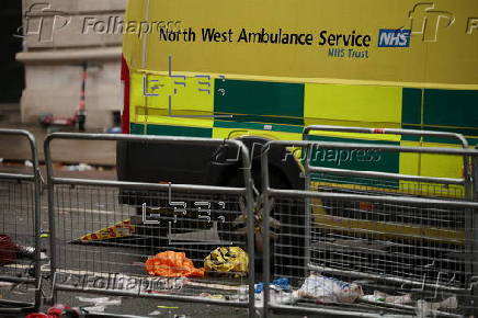 Aftermath of car ramming incident in Liverpool