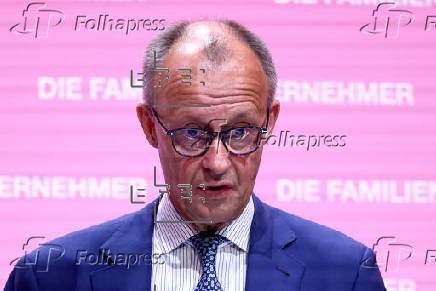 German Chancellor Merz attends Family Business Days 2025