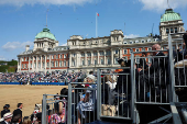 Trooping the Colour parade to honour Britain's King Charles on his official birthday in London
