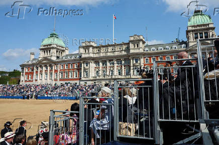 Trooping the Colour parade to honour Britain's King Charles on his official birthday in London