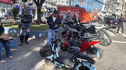 Blitz moto elétricas no brás
