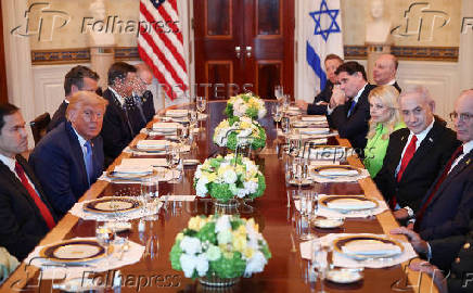 Israeli Prime Minister Benjamin Netanyahu visits the White House in Washington