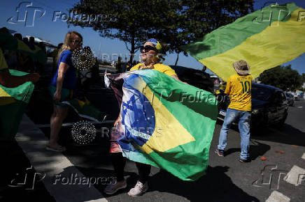 Demonstration in support of former Brazilian President Bolsonaro