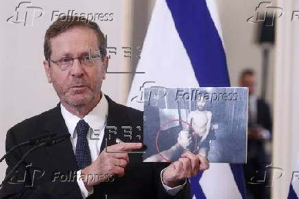 Israeli President Isaac Herzog visits Latvia