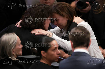 Tribute for Colombian Senator Miguel Uribe Turbay at Colombia's Congress, in Bogota