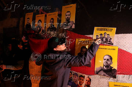 Mexican journalists protest against the killing of Al Jazeera journalists in Gaza