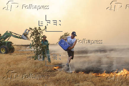 Incendio en Cipérez (Salamanca)
