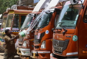Diesel price hike sparks strike by Karnataka lorry owners and associations in Bangalore