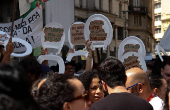 Protesto de professores municipais no centro de SP