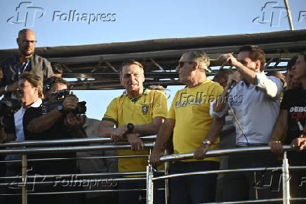 Bolsonaro ato pela anistia em Brasília