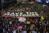 Tel Aviv protest calls for Gaza hostage deal