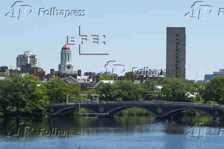 Harvard University Campus in Cambridge Massachusetts