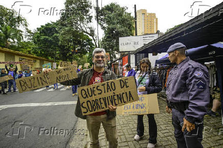 Protesto em São José dos Campos contra o PL da Devastação