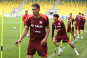 Polish national soccer team training session in Katowice