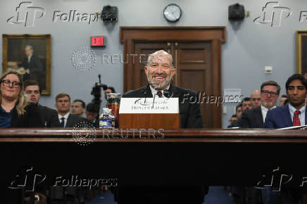 U.S. Secretary of Commerce Howard Lutnick testifies before a House Appropriations Committee in Washington
